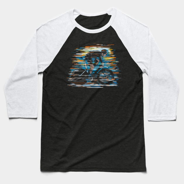 road cycler Baseball T-Shirt by kharmazero